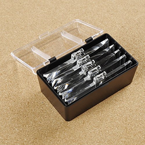 Sorive Professional Jeweler's Lighted Magnifier Visor - Jeweler Head-Worn Led Lighted Magnifier With 5 Different Lenses (1X, 1.5X, 2X, 2.5X, 3.5X) Sorive0018 #TOP5