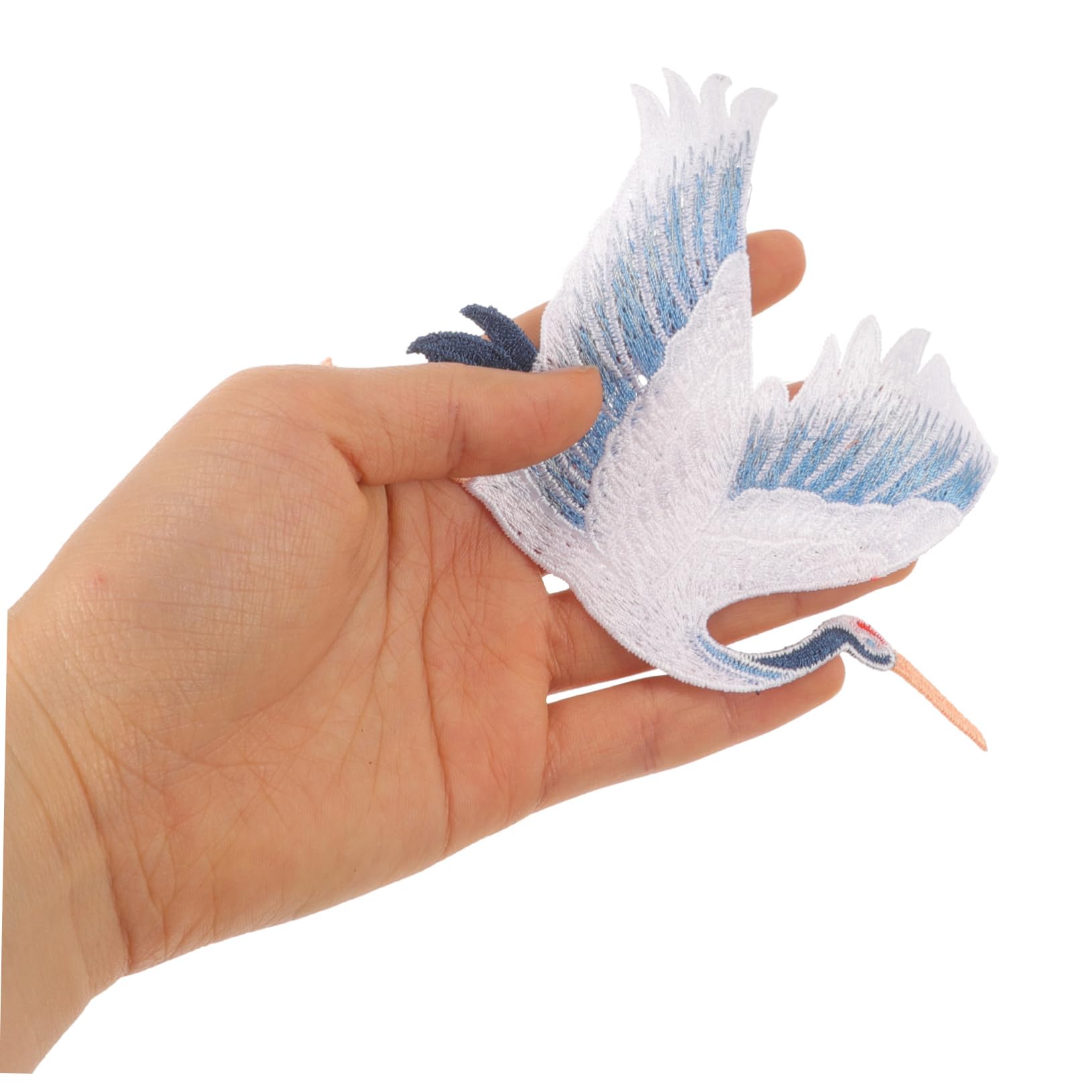 10pezzi Toppe Crane Decorative Toppe Ricamate Per Su Abbigliamento Jeans e Borse Applique Design Per Decorazioni e Riparazioni
