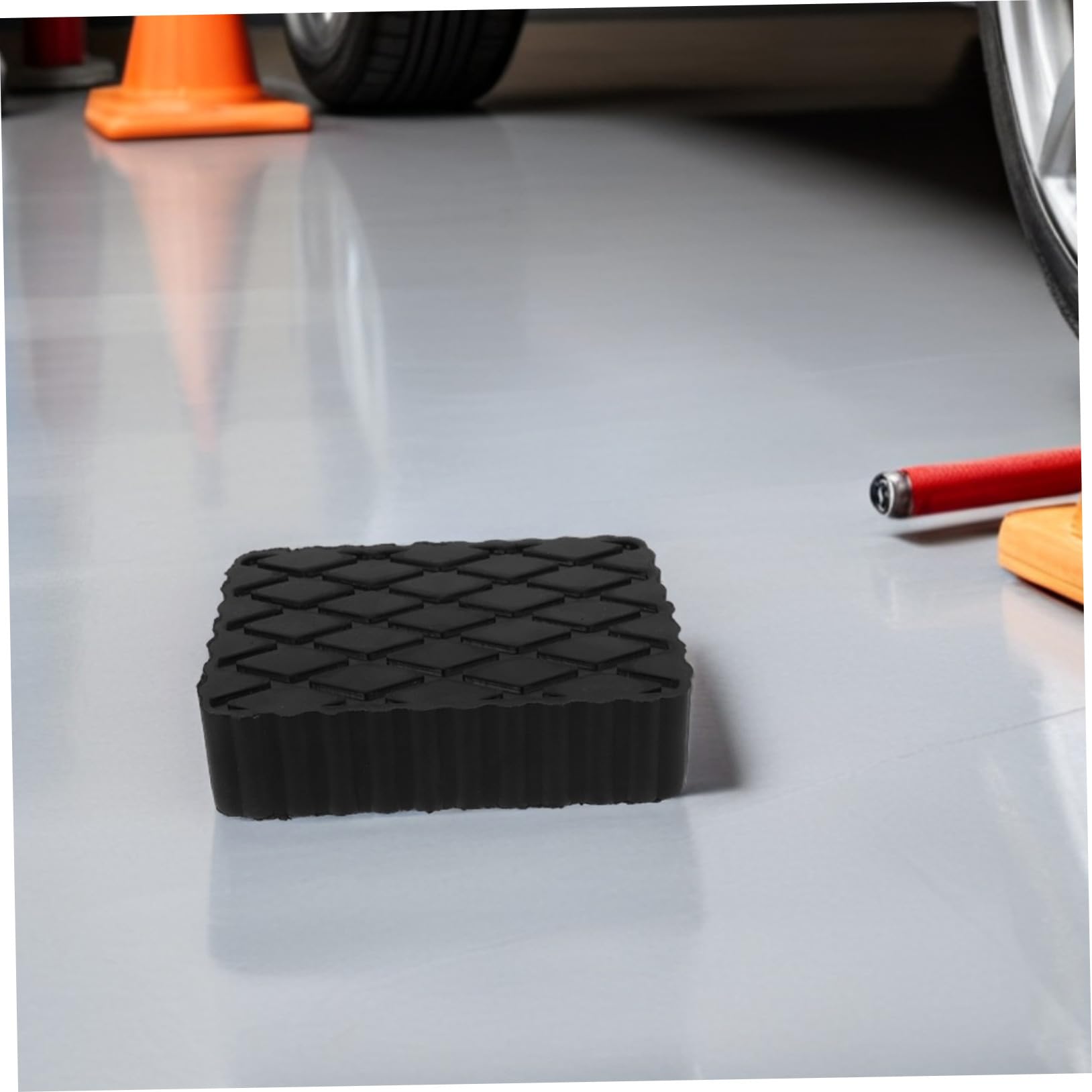 Ciieeo Unterlegscheibe Für Wagenheber Antivibrations-gummipads Gummipad Für Rangierwagenheber Stoßdämpfende Matte Gummi-wagenheberadapter Vibrationsdämpfende Unterlage Bodenschutz Werkzeu