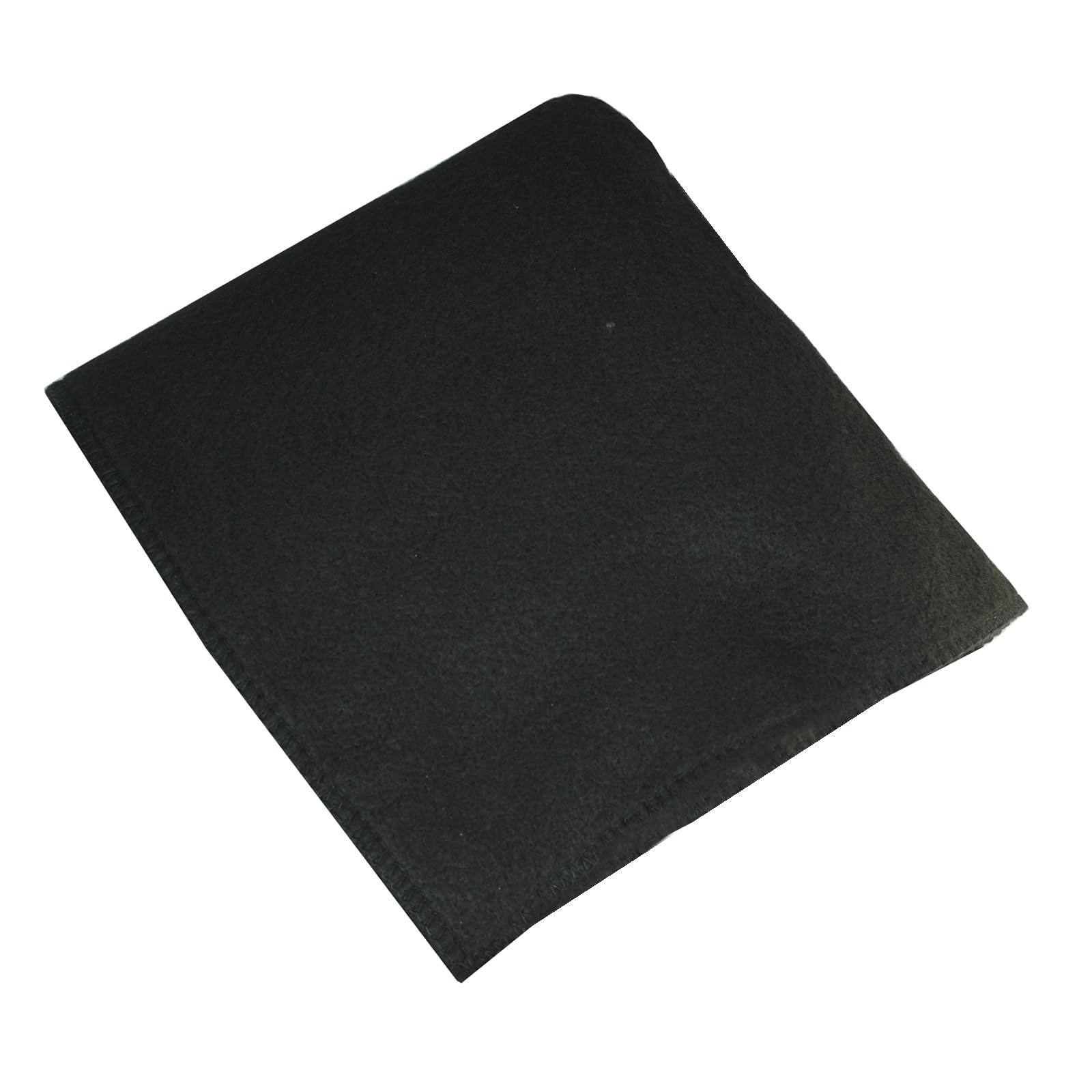 Riverweld Black Tear Resistant Fabric Carbon Fiber Felt Mat Welding Blankets, Heat Shield Withstand High Temperature, Fireproof Mat For Soldering Brazing Plumbing, Protect From Sparks Spatter 92 X 92 Cm