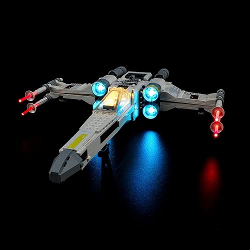 BRIKSMAX Kit de iluminación LED para LEGO-75301 Luke Skywalker's X-Wing Fighter - Compatible con Lego Star Wars Building Blocks Model - No incluye