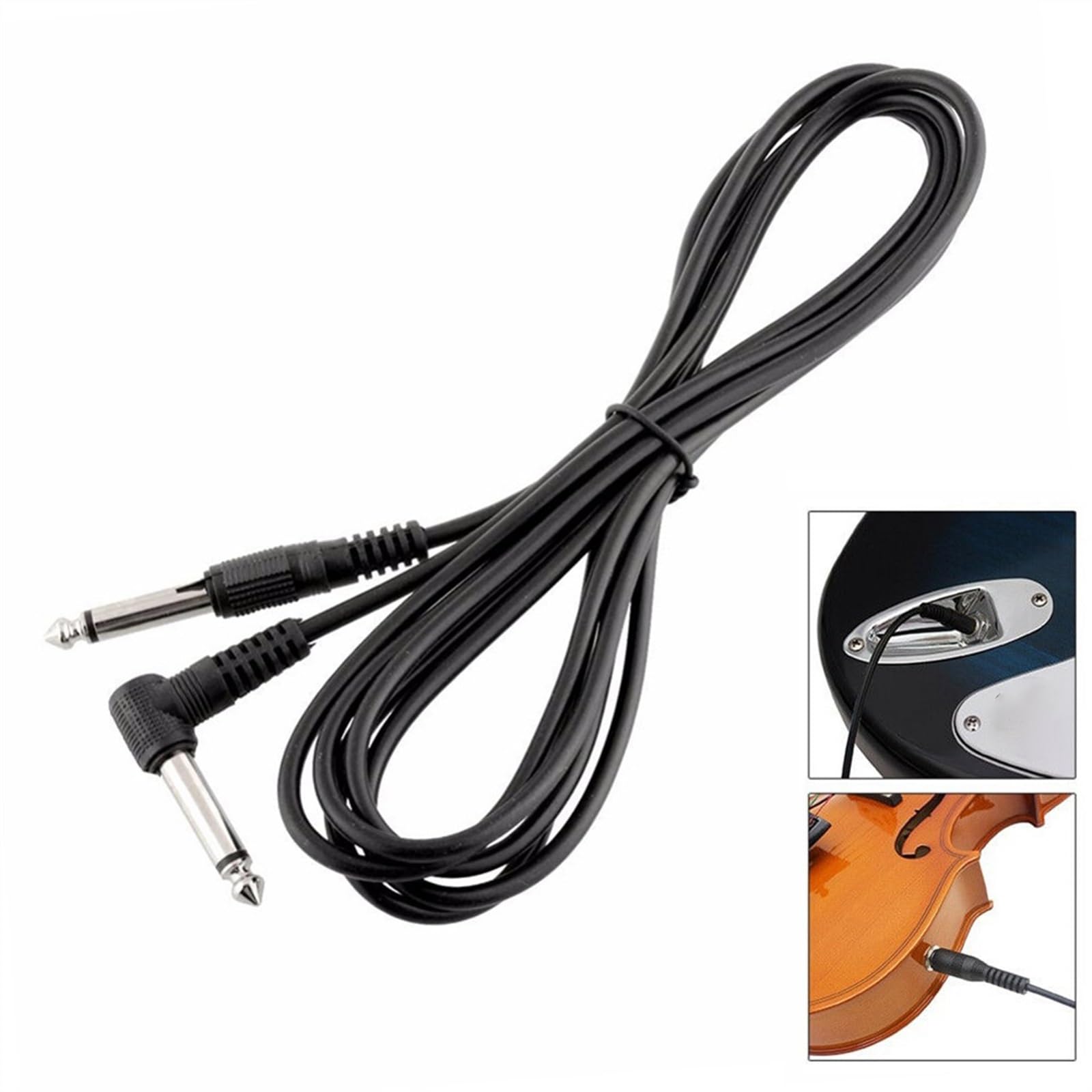 Kabel Audio Do Gitary Kabel audio do gitary o długości 10 stóp Kabel do redukcji szumów instrumentów muzycznych Głowica 6,35 mm