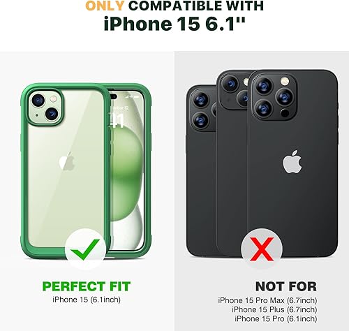 Miniatura 1124 de Diaclara - Funda diseñada para iPhone 14 Pro Max, resistente, de cuerpo completo, con protector de pantalla sensible al tacto y antiarañazos + Blanco
