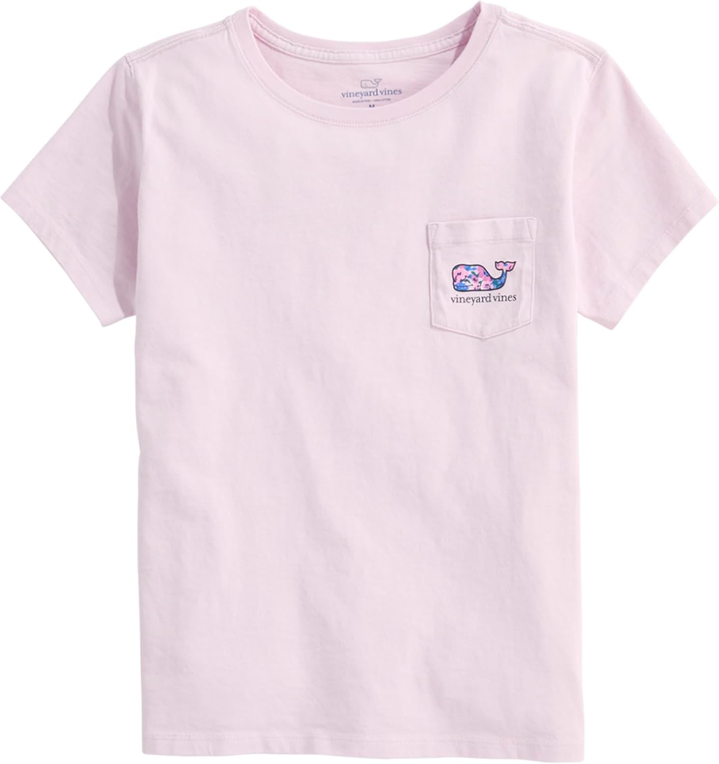 Vineyard Vines Girls Girls' Helen Floral Whale Fill Short-Sleeve Pocket Tee - Image 2