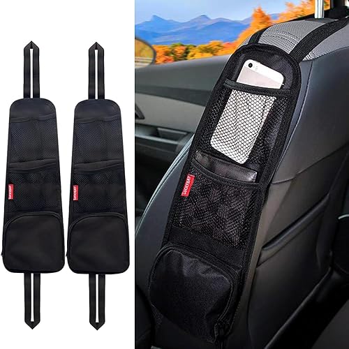 Luckybay Organizador Lateral para Asiento de Coche, Bolsa Colgante de Almacenamiento para Asiento de Auto, para Teléfonos, Bebidas, Soporte para