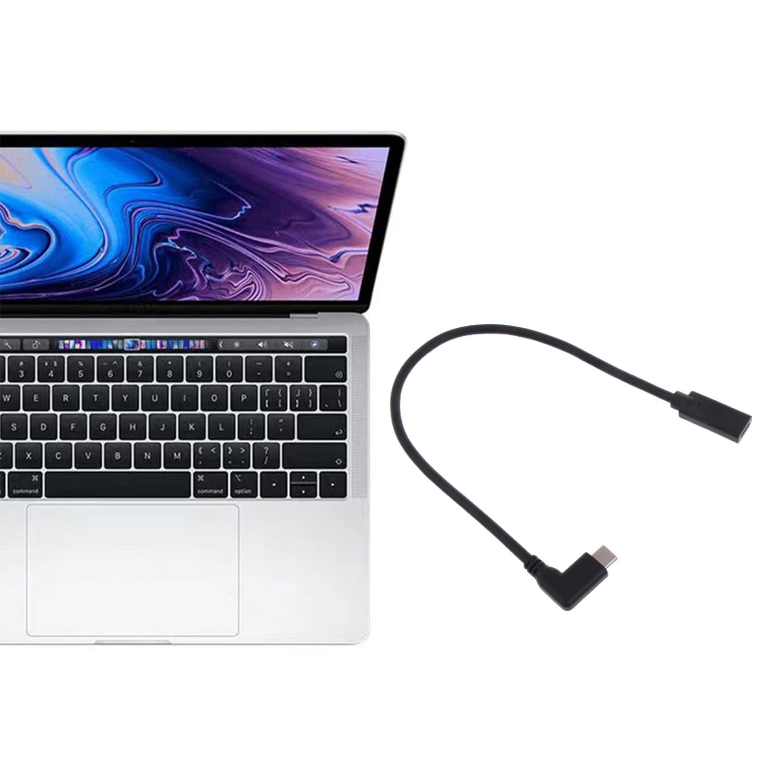QMQJIA Type C Extension Cable USB C Extension Faster Charging Cable Data Cable Speed Charging and Sync Transmission