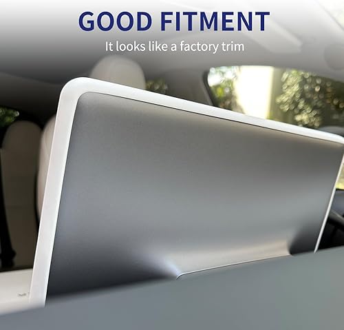 Miniatura 6 de Protector de pantalla para Tesla Model 3Y, protector de marco de silicona, resistente a golpes y golpes, accesorios Tesla Model 3 Model Y 2017-2023,