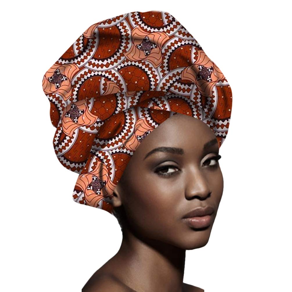Chien TJ02 Traditional African Headwrap Headtie Nigerian Polyester Fiber Scarf Headwear Lots Colors Available (TJ 0203)