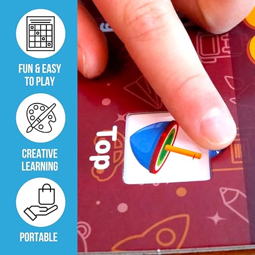 Miniatura 8 de Regal Games - Kingo - Juego de bingo para niños - Incluye 4 tableros de 6.5 x 6.5 pulgadas, 24 tarjetas de llamada - Aprendizaje creativo,