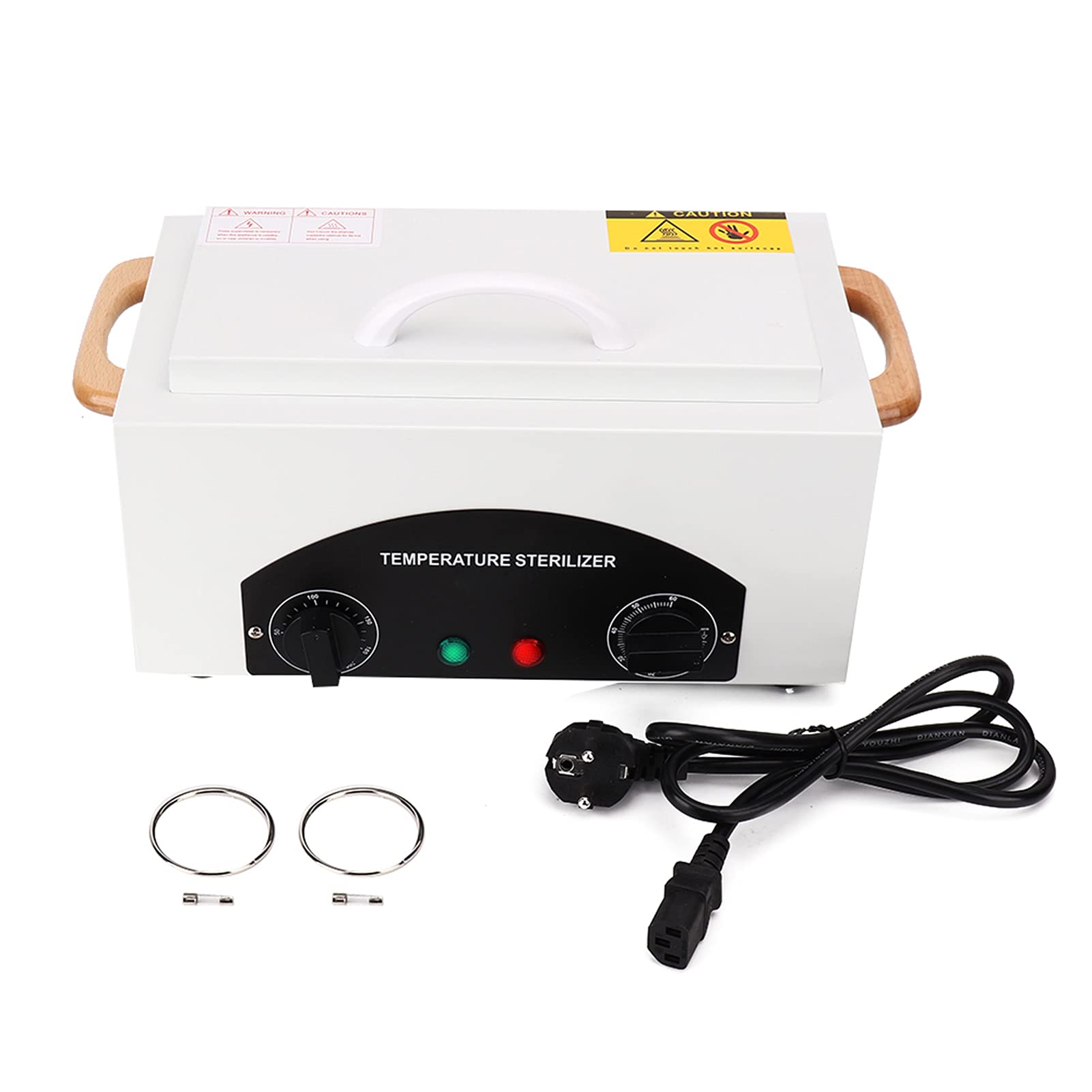 Sterylizator gorącym powietrzem, 300 W, sterylizator na sucho, regulacja temperatury, dezynfekcja instrumentów, kosmetyków, pielęgnacji stóp, narzędzia do sterylizacji paznokci
