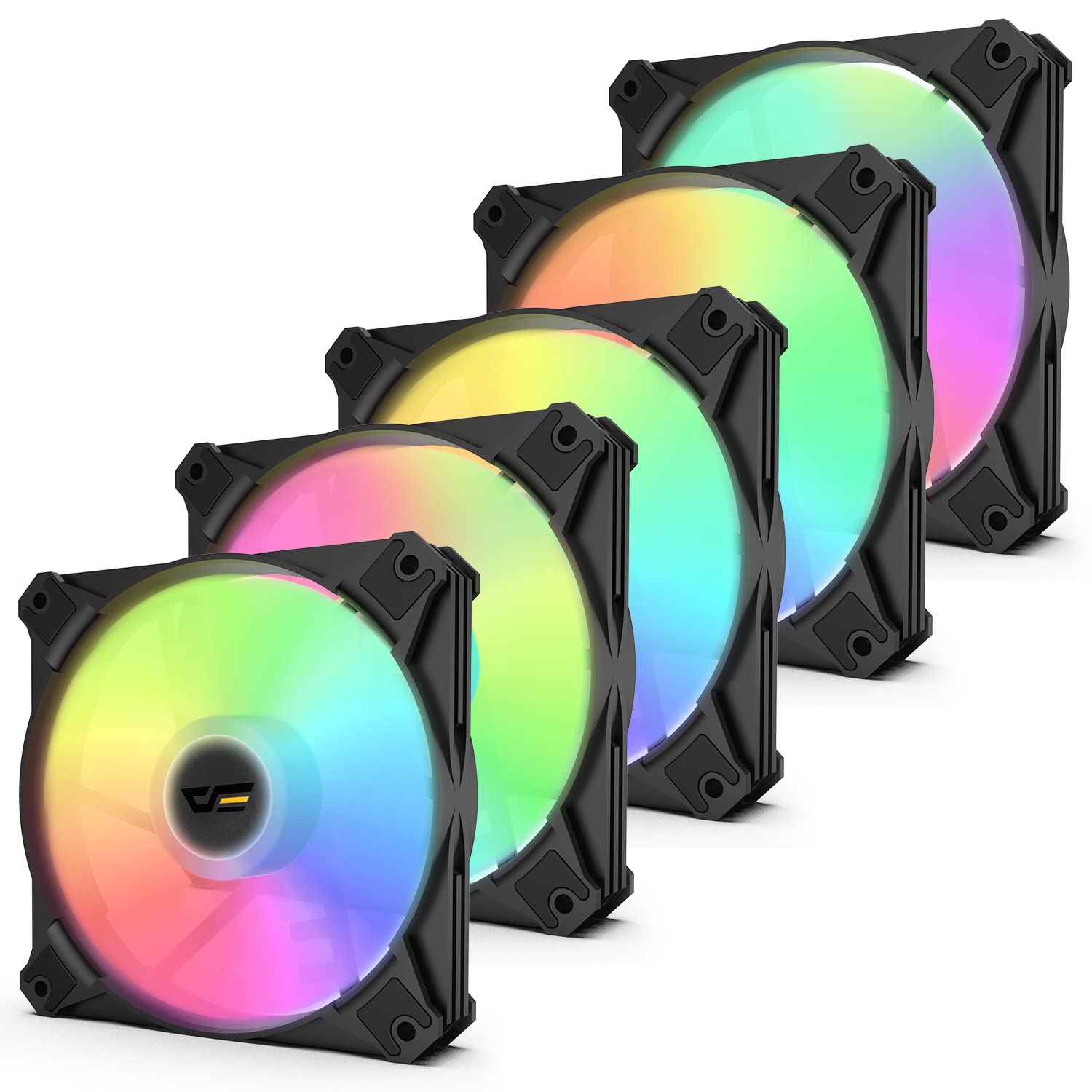Buy darkFlash 120mm RGB Case Fan, CX6 Addressable ARGB Fan with RGB PWM