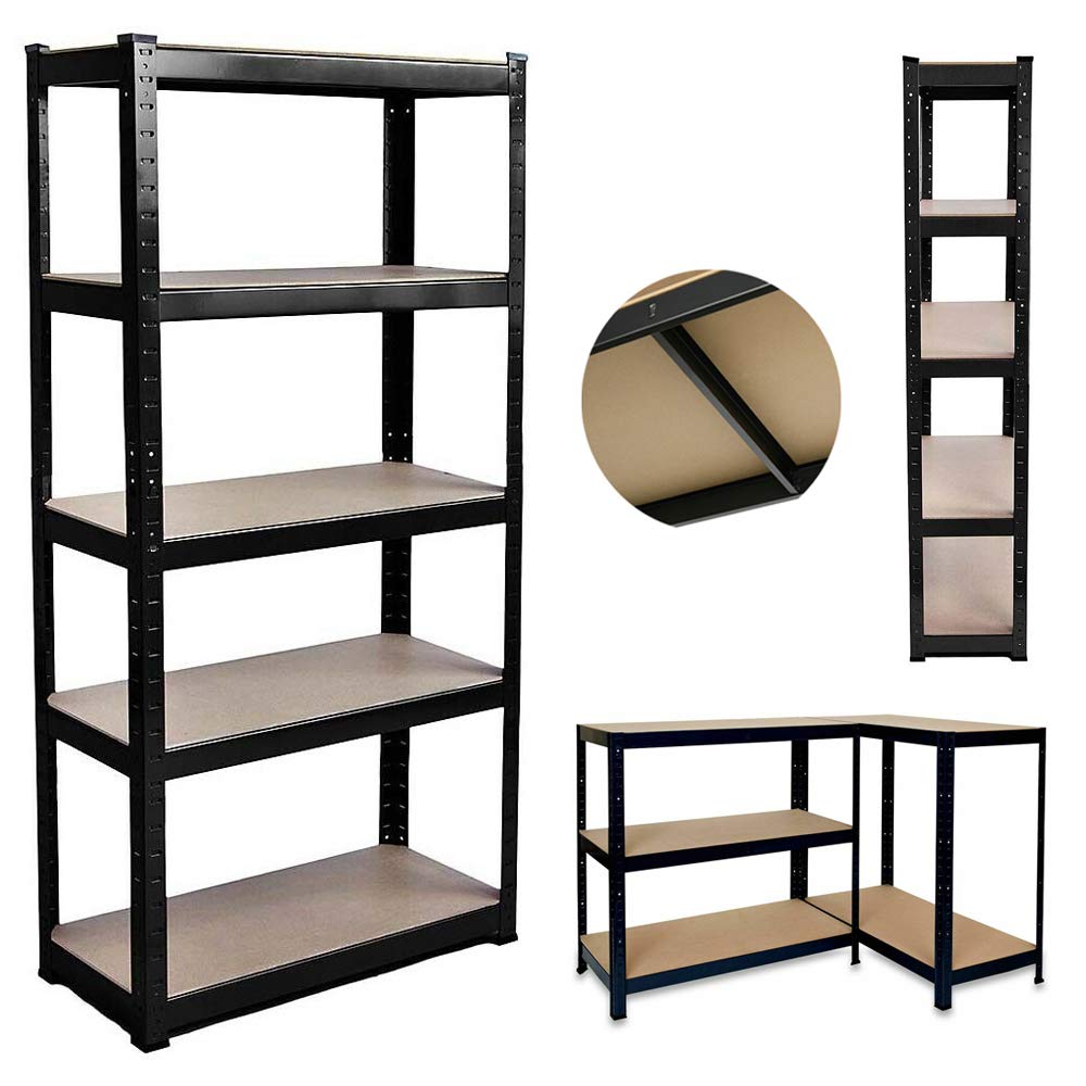 Buy Garage Shed Shelving Unit 180x 90 x 40 cm, Heavy Duty Metal