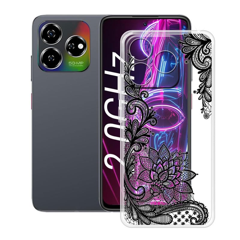 HGJTFANY Phone Case for ZTE Blade V60 (6.72"), Ultra-Thin Clear Shockproof Cover, Soft Silicone TPU Bumper Protective Shell for ZTE Blade V60 - WM108