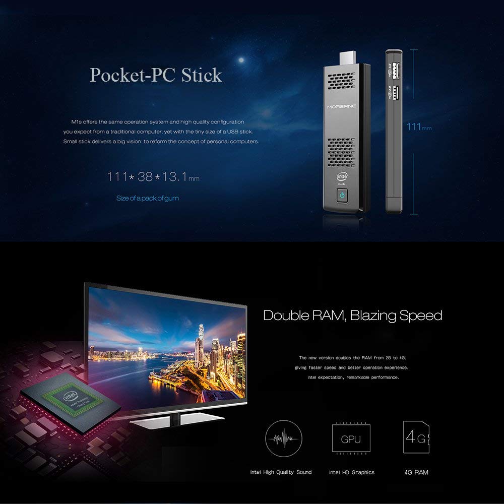 Windows Mini Pc Morefine Mbox Windows 10 Intel Z8350 Cheap Mini PC