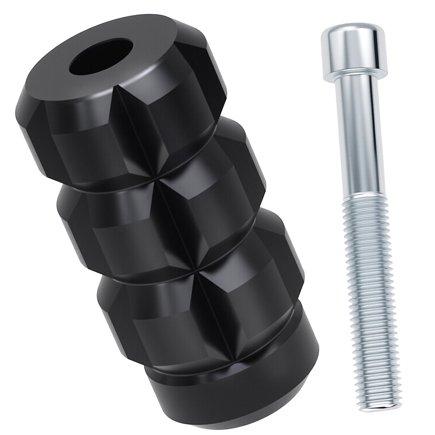 Motorcycle Shifter Peg Shift Lever CNC Billet Foot Pegs Compatible with Harley Davidson Sportster Touring Softail Street Glide Road Dyna (Black)