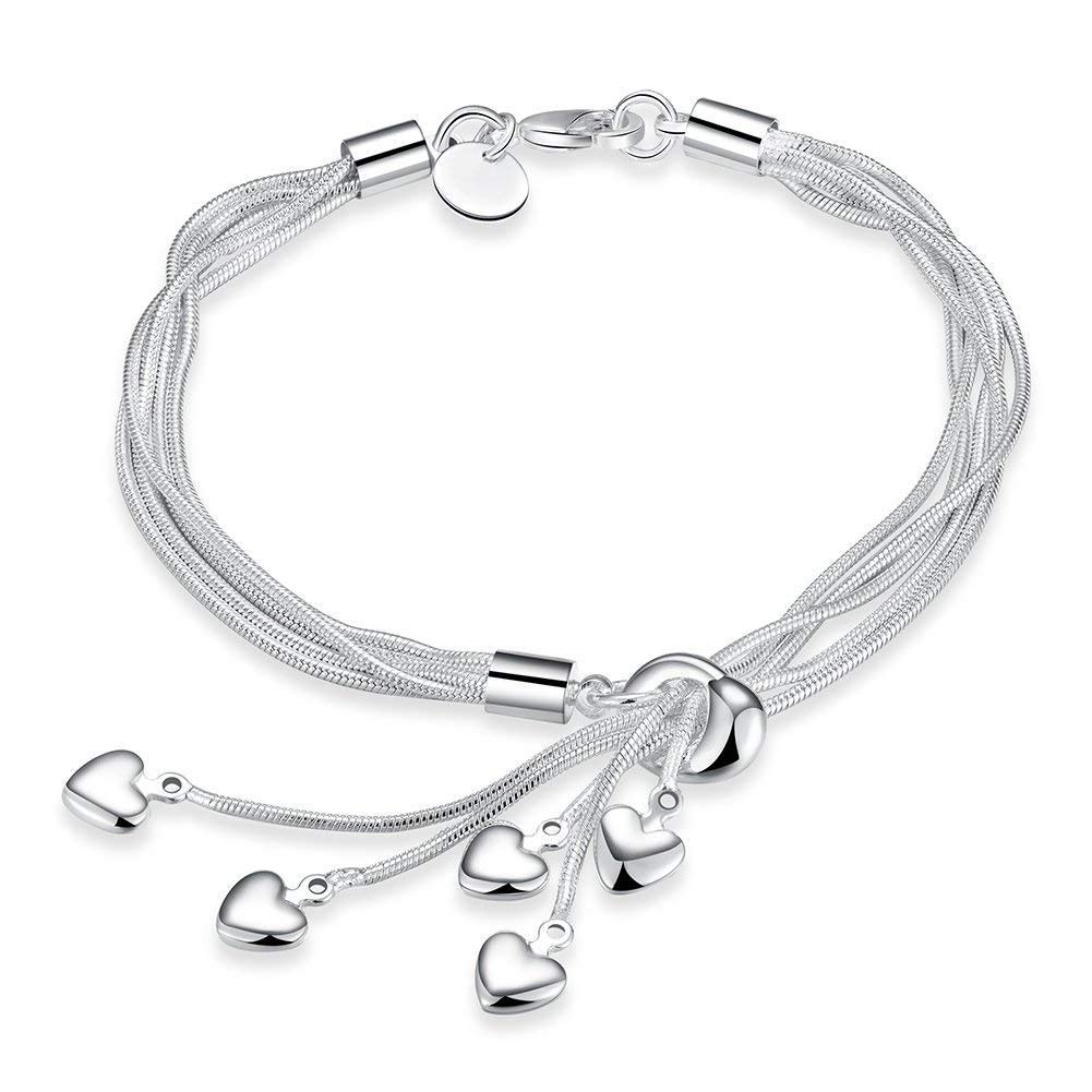 University Trendz Metal Silver Bracelet for Women & Girls ( Silver ) (B07J1ZB5SW) Amazon Price History, Amazon Price Tracker