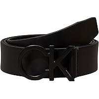 Calvin Klein Uomo Cintura Ck Buckle Belt 3.5 cm Cintura in Pelle