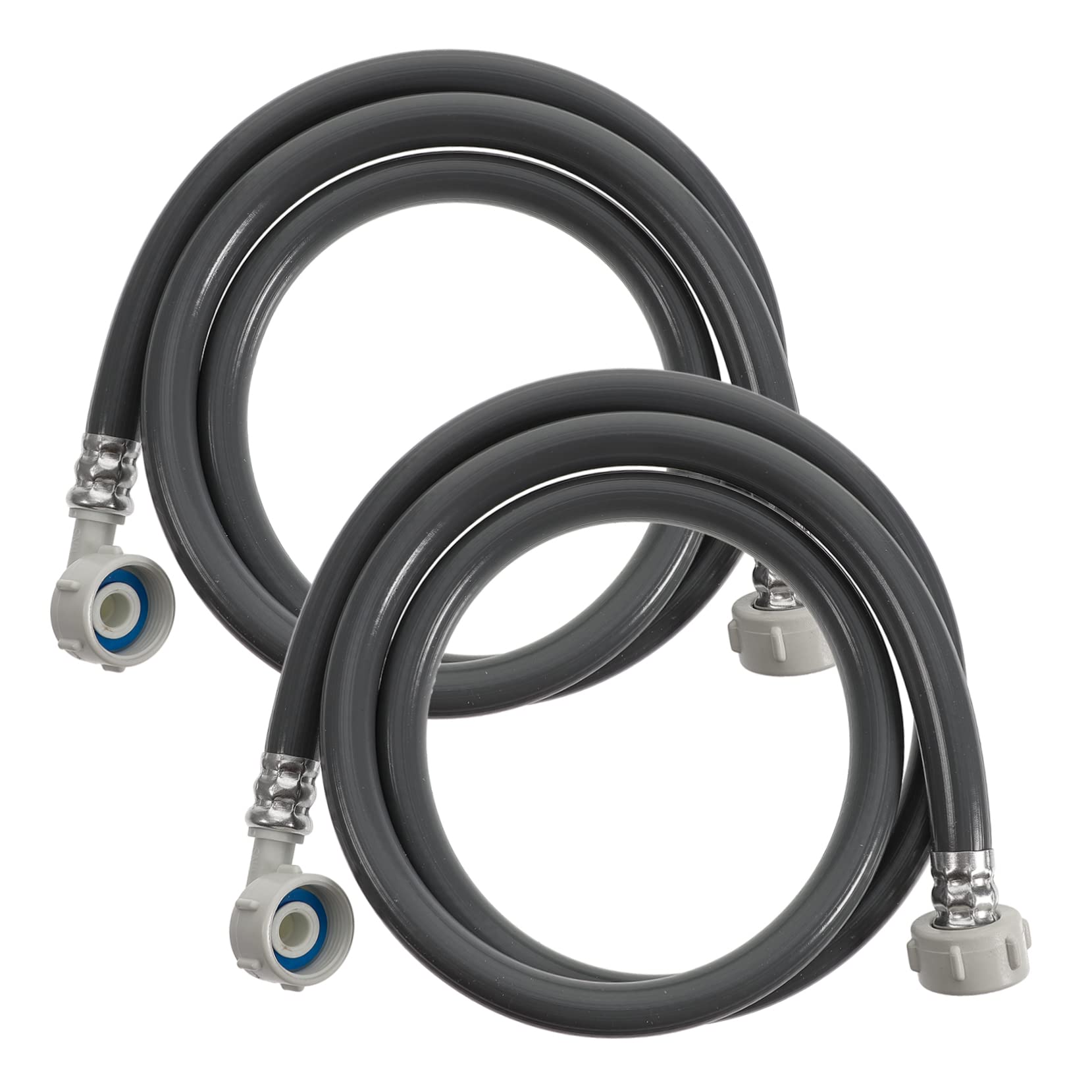 Homoyoyo 2pièces Tuyaux Arrivée Eau Pour Machine à Laver Tuyaux Pvc Pliables Stable Adaptés à Nombreuses Machines à Laver Automatiques