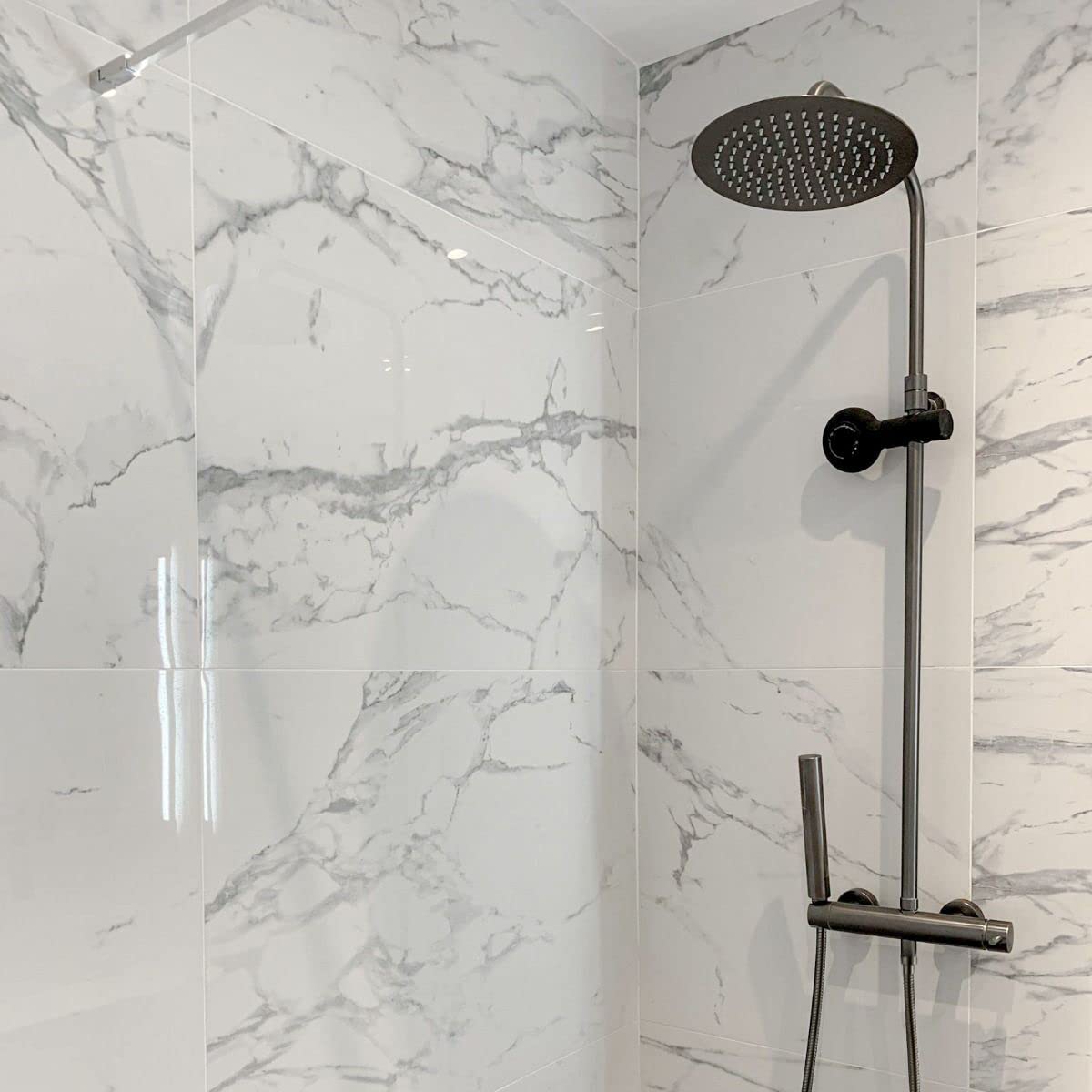 Charme II Columna De Suelo Mecánica Oro Cepillado Para Bañera Exenta Essebagno