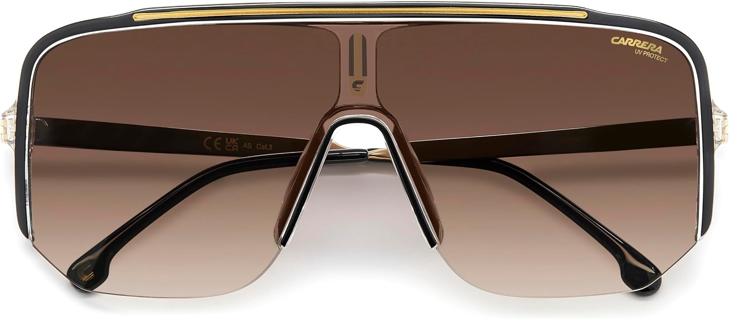 Carrera 1060/S Black Gold/Brown Shaded 99/1/140 unisex Sunglasses