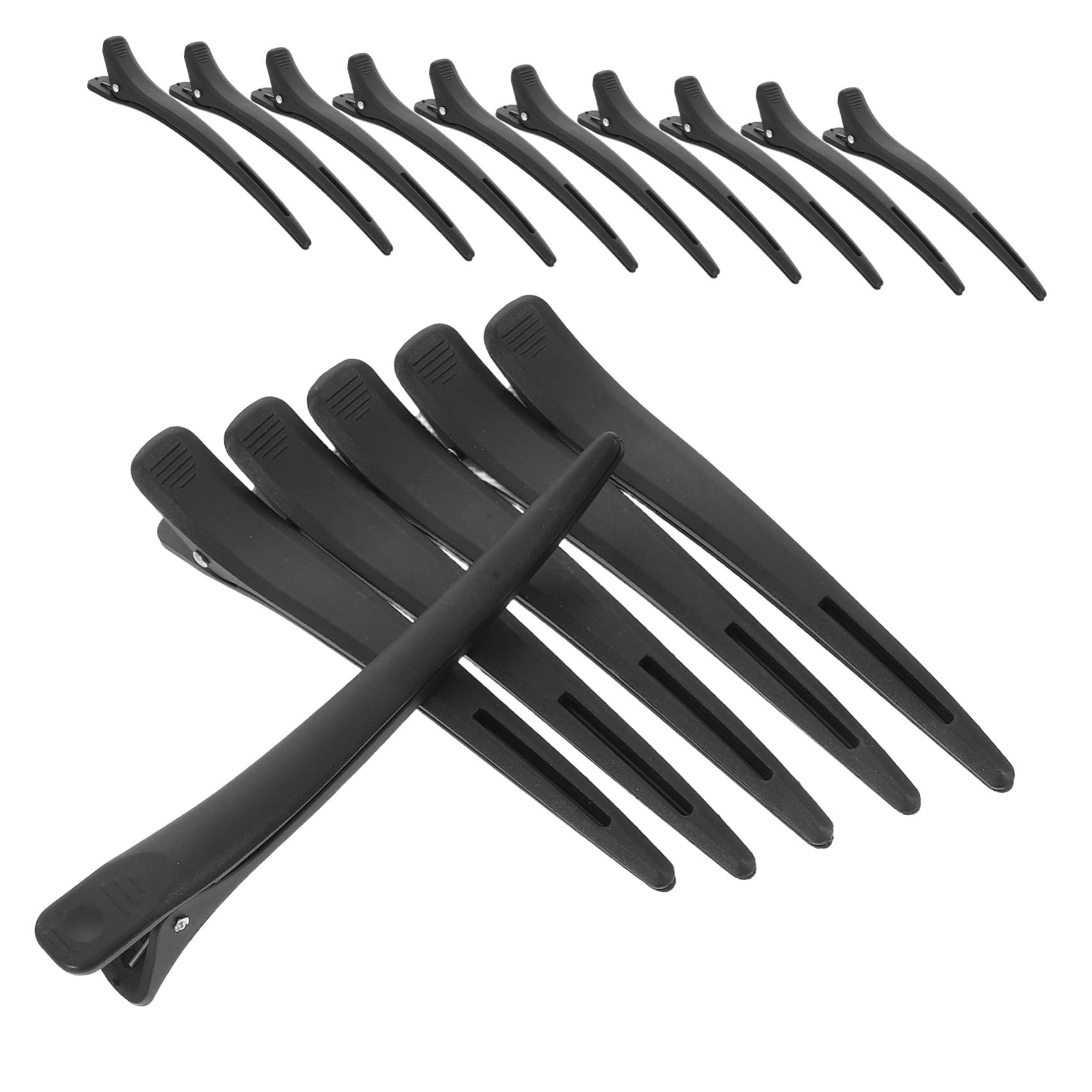 Healeved 20pezzi Fermagli per Capelli Forma di Becco d Anatra senza Pieghe per Parrucchiere Trucco Piega Ricci Accessori Multiuso per