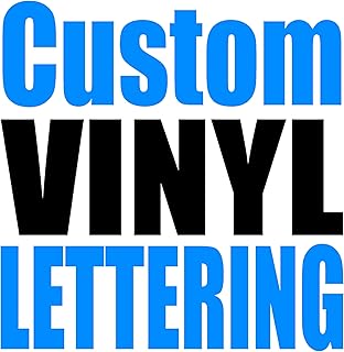 Custom Vinyl Lettering (Any Size & Color)