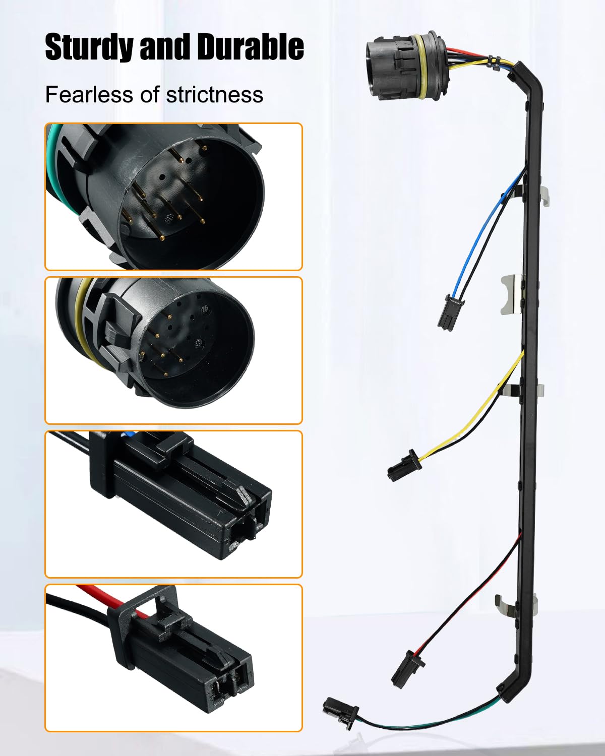 Fuel Injector Wiring Harness Fit for Ford F250 F350 F450 F550 2008-2010 International 6.4L Diesel Engines Replace 8C3Z-9D930-AA 8C3Z-9D930-BA 14005 9D930, Left & Right