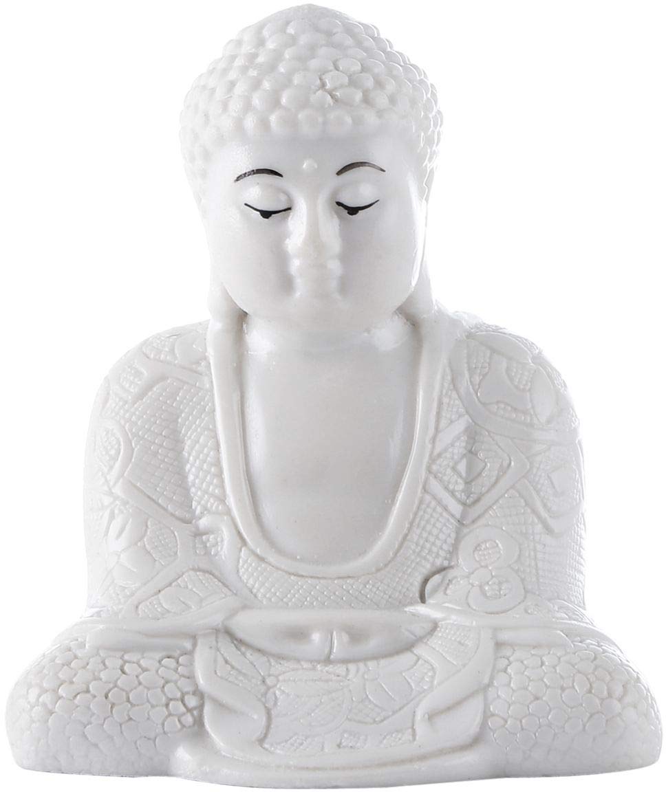Resin White Kwan Yin peace