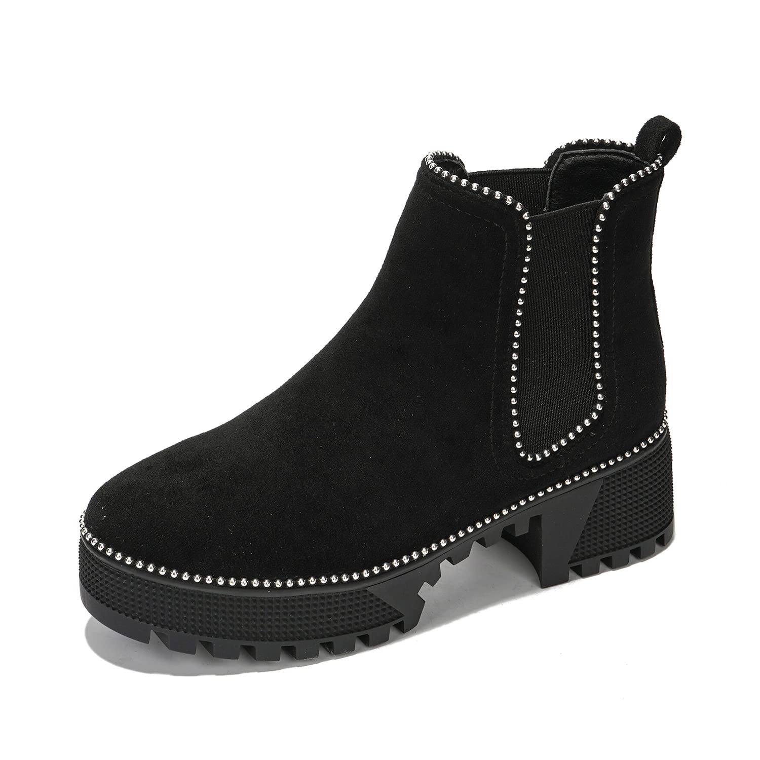 Cape RobbinPlatform Boots Combat Boots Womens Ankle Boots - Studded Motorcycle Boots Women Goth (Spiky)