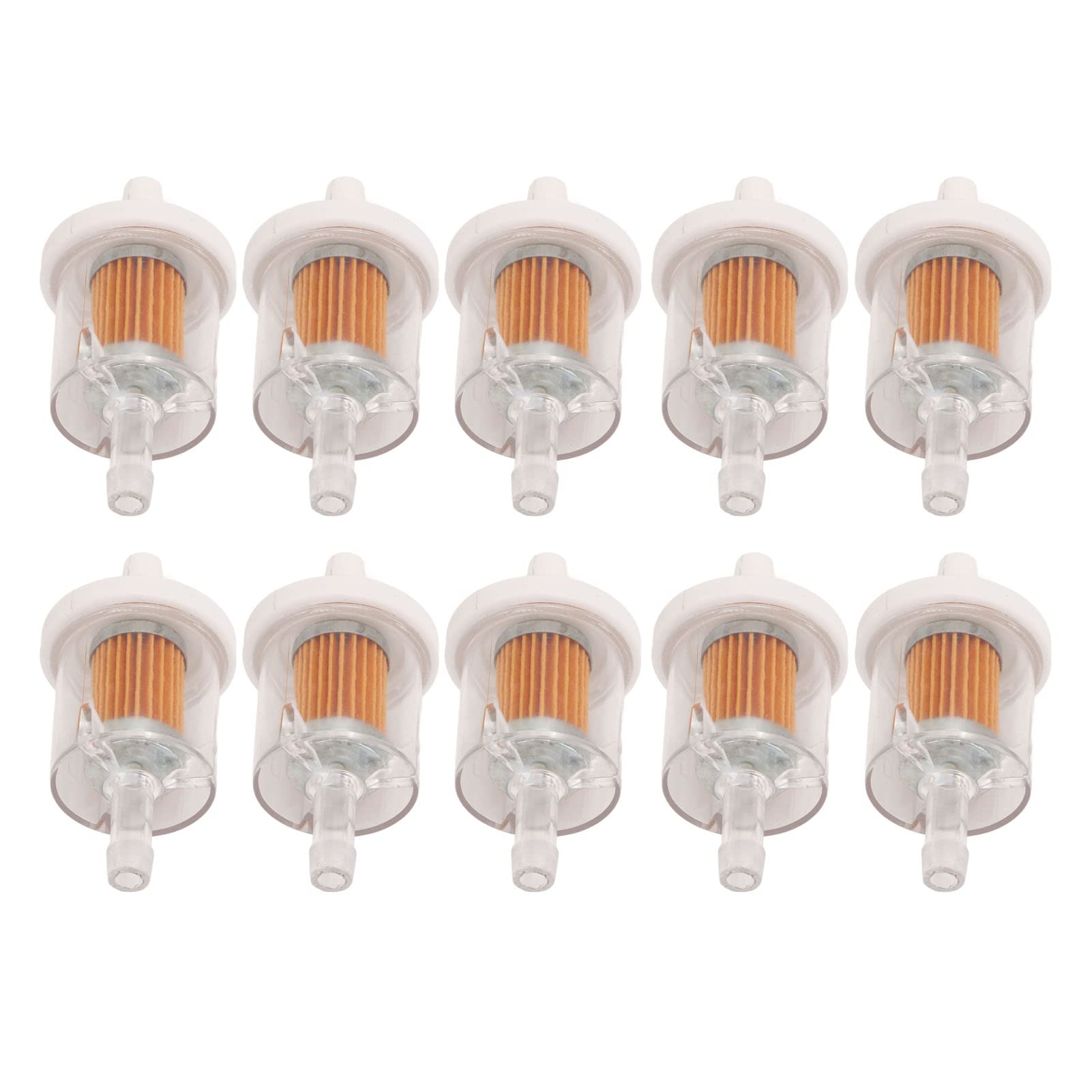 10 Piezas para Filtro de Combustible de Motor para Filtro de Combustible en línea para Piezas de cortadora de césped 49019 7001 para Fx481V Fx541V Fx600V Fx651V Fx691V Fx730V Fx751V Fx801V