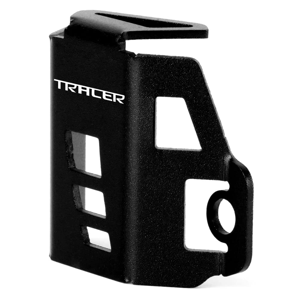 Modeer Serbatoio liquido freno CNC per serbatoio posteriore serbatoio olio protezione contenitore per Ya.maha Tracer 7/gt Tracer 9/gt Tracer 700/gt Tracer 900/gt Accessori ogni anno (nero)