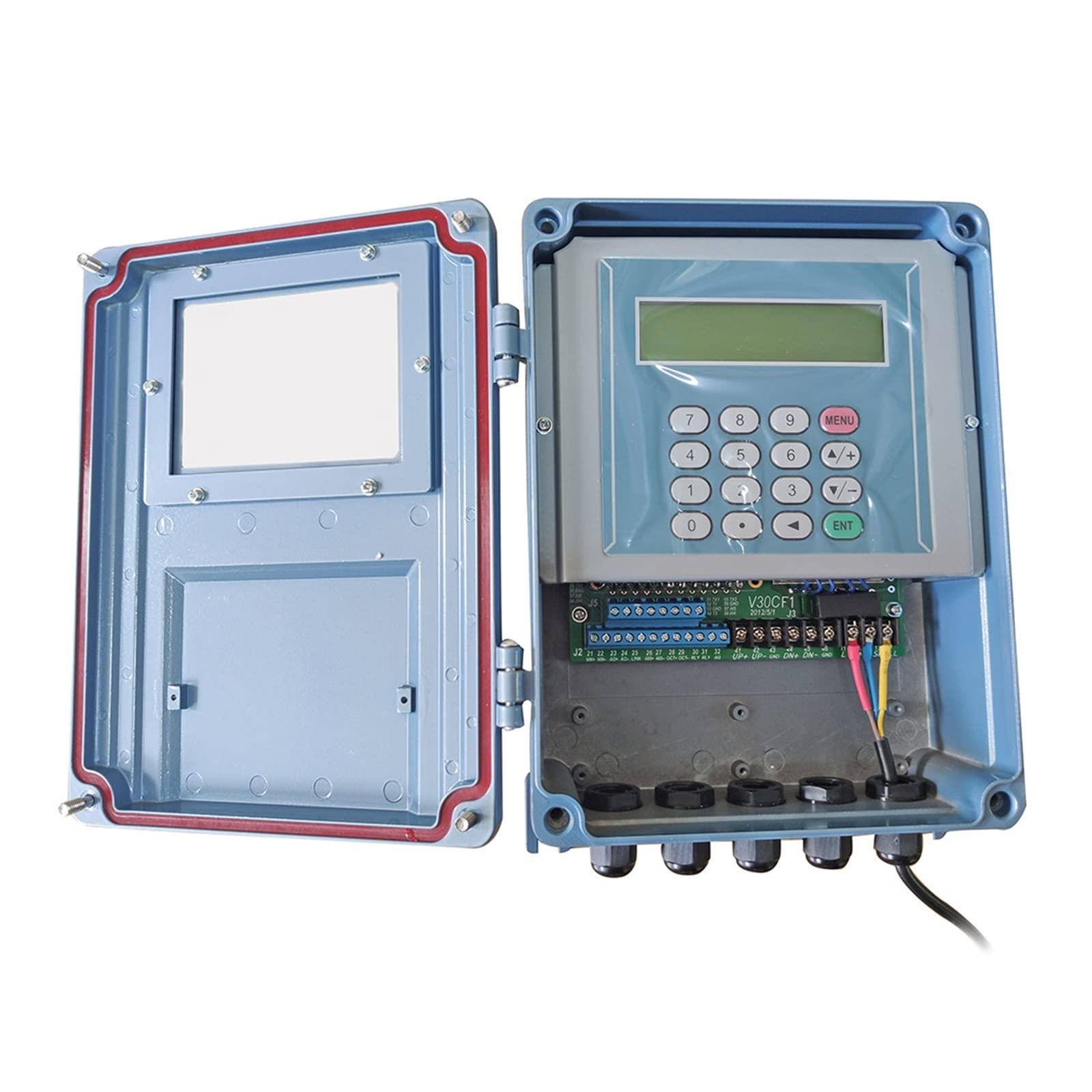 Przepływomierz wody, Przepływomierz wody TDS-100F z czujnikiem przetwornika M2 (DN50 ~ DN700mm, 0-160 ℃) ręczny cyfrowy przepływomierz ultradźwiękowy do cieczy