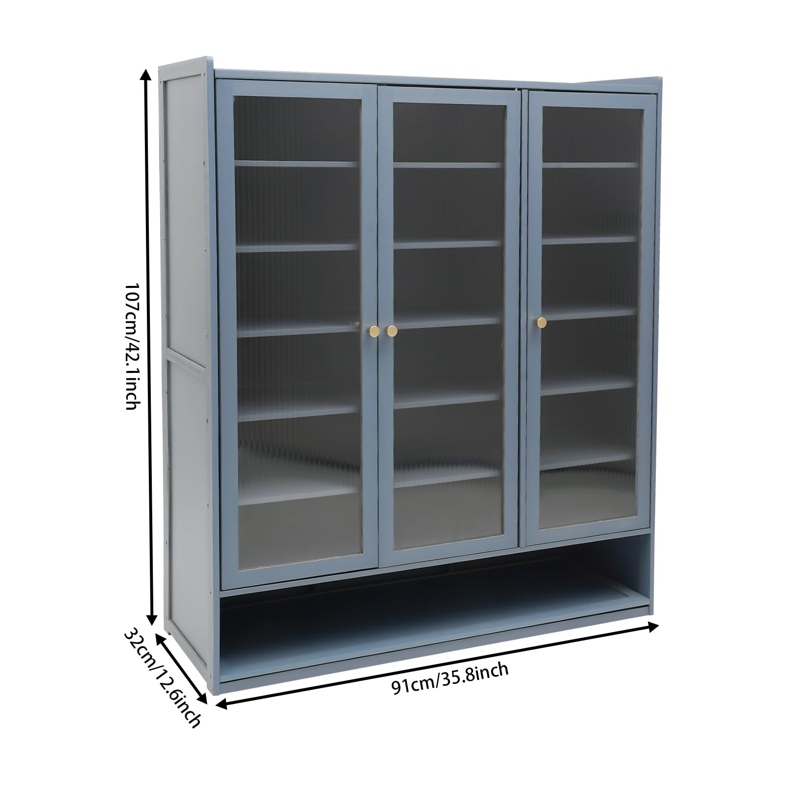 Organizzatore di Letteratura 8 Strati scarpiera in Piedi Ingresso Scarpe organizzatore Pellicola Protettiva Porte traslucide per Ingresso Garage (35,8 * 12,6 * 42,1 Pollici)