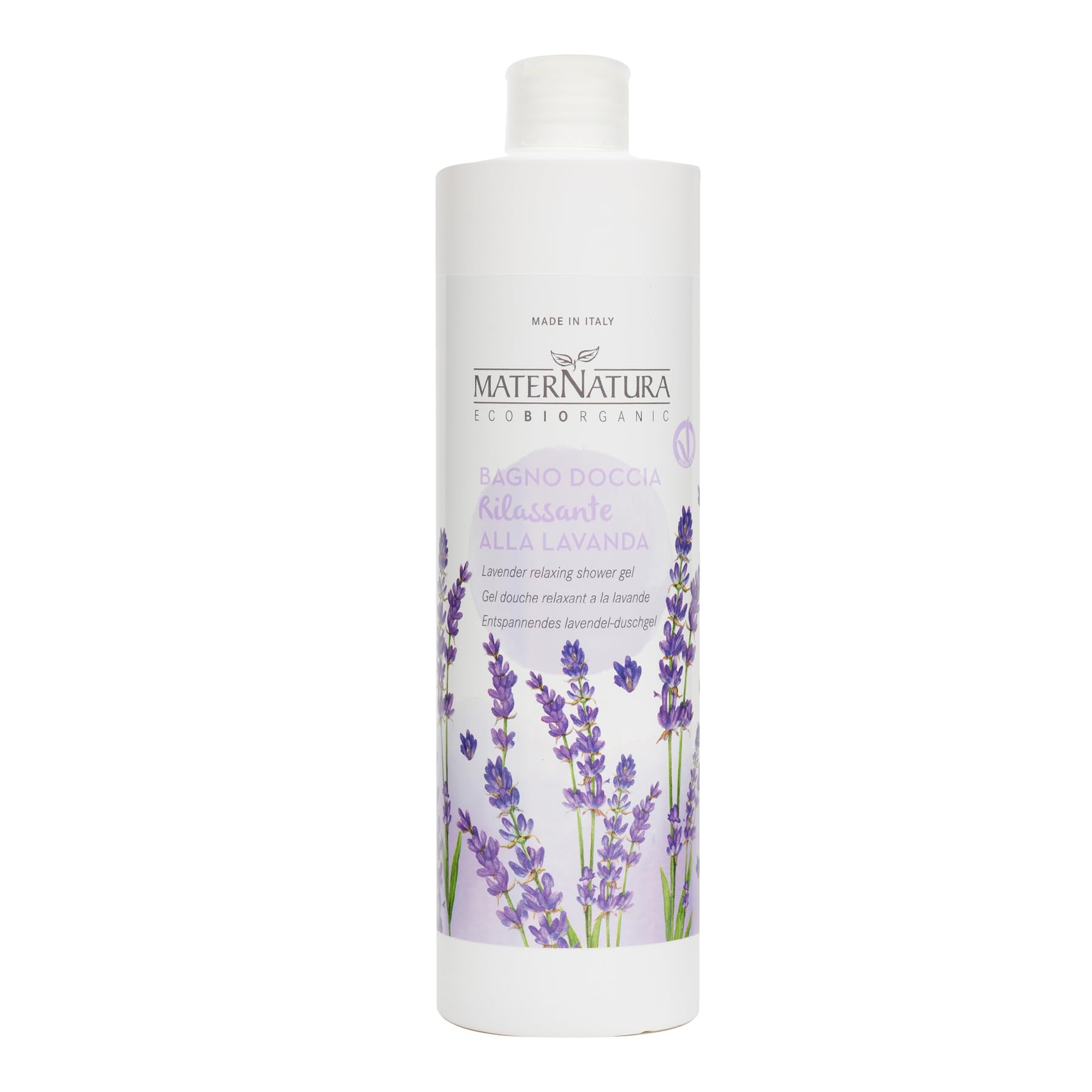 Maternatura Bagno Doccia Rilassante alla Lavanda - Certificato Bio - Made In Italy - 500 ml