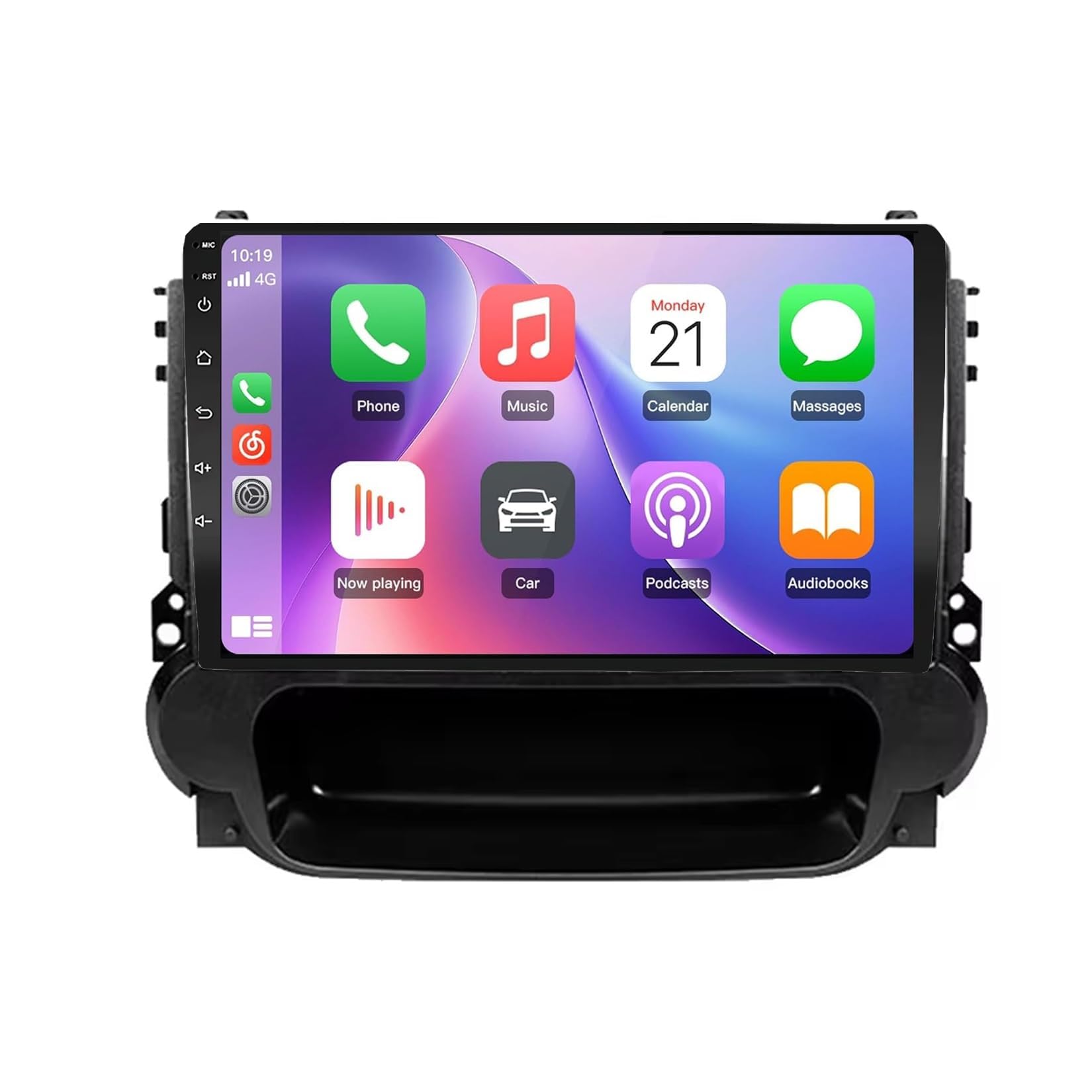 BCBSYCJP Car Radio with Wireless CarPlay Android Auto for Malibu 2012-2015 9 Inch Stereo Mirror Link Bluetooth with Android Auto Carplay Wireless WIFI FM GPS,8 Core 8G+128G