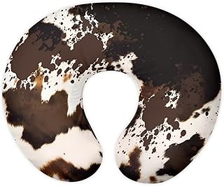 Cow Nursing Pillow Cover for Baby Girl Boy Removable Covers for Breastfeeding Pillows Safe and Snug Breast Feeding Pillowcases for Moms