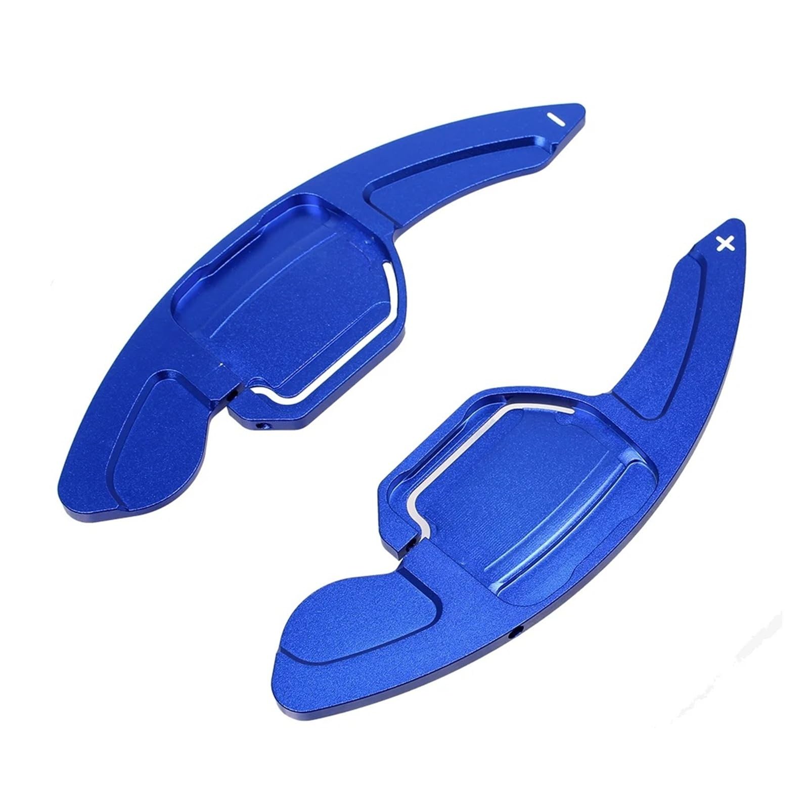 Xxiucj Car Paddle Shifter Extensions for A3 for S3 for A4 for S4 for B8 for A5 for S5 for A6 for S6 for A8 for Q5 for Q7 for TT Car Wheel Shift Paddles Shifters(Blue)