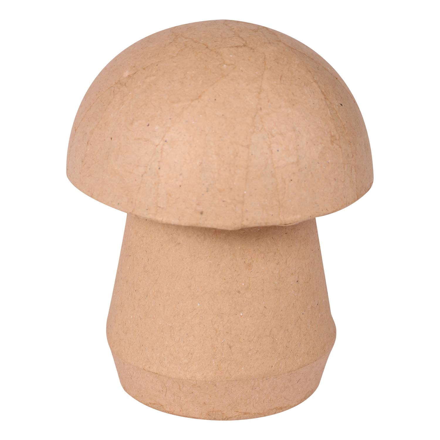 Décopatch - Ref BT065C - Mushroom Shaped Box - Papier Maché Object to Decorate - 7.5 x 7.5 x 9.5cm - Decorate with Décopatch Papers & PaperPatch Glue, Glitter, Paints