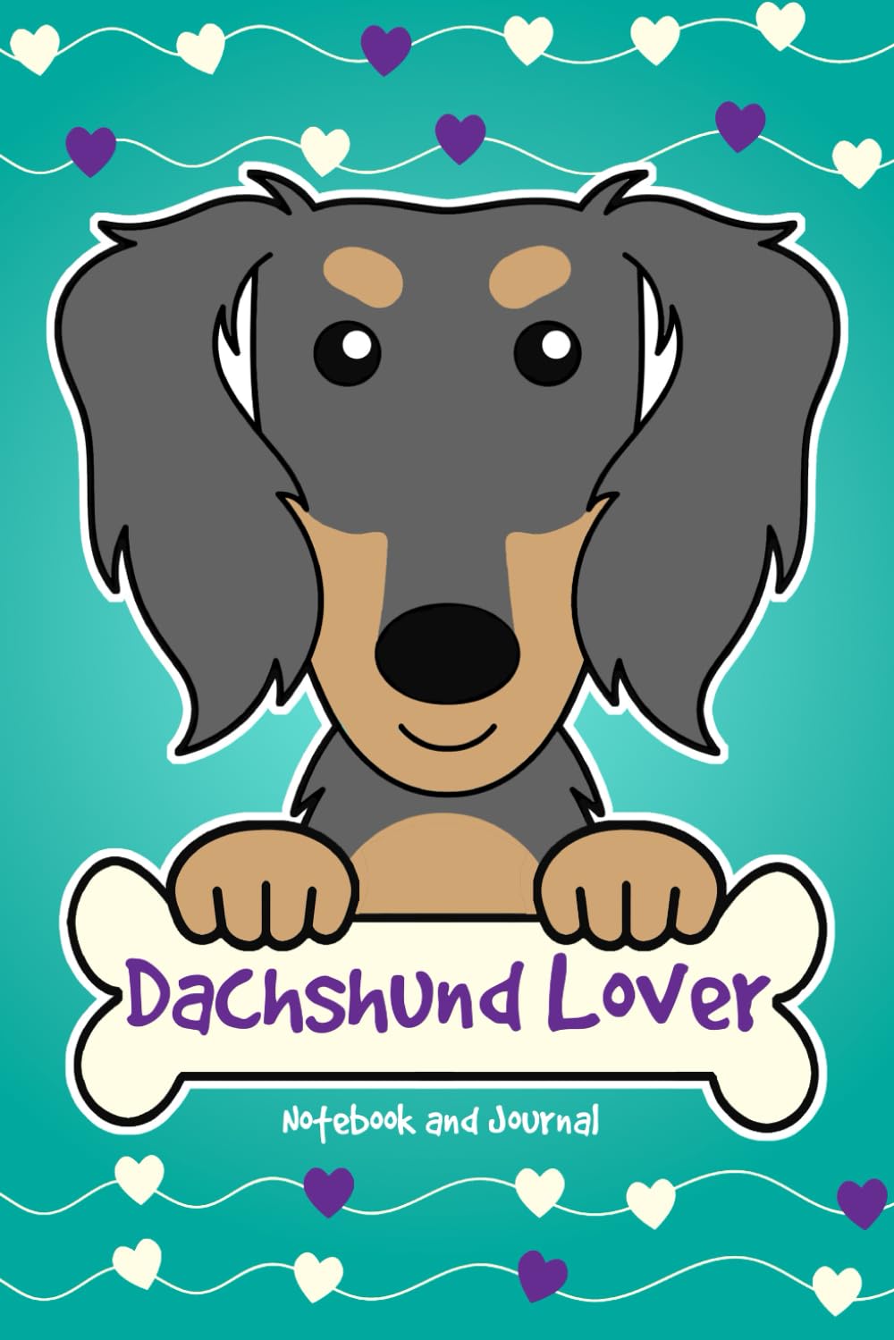 Dachshund Lover Notebook and Journal: 120-Page Lined Notebook for Writing and Journaling (6 x 9) (Longhaired Dachshund Notebook)