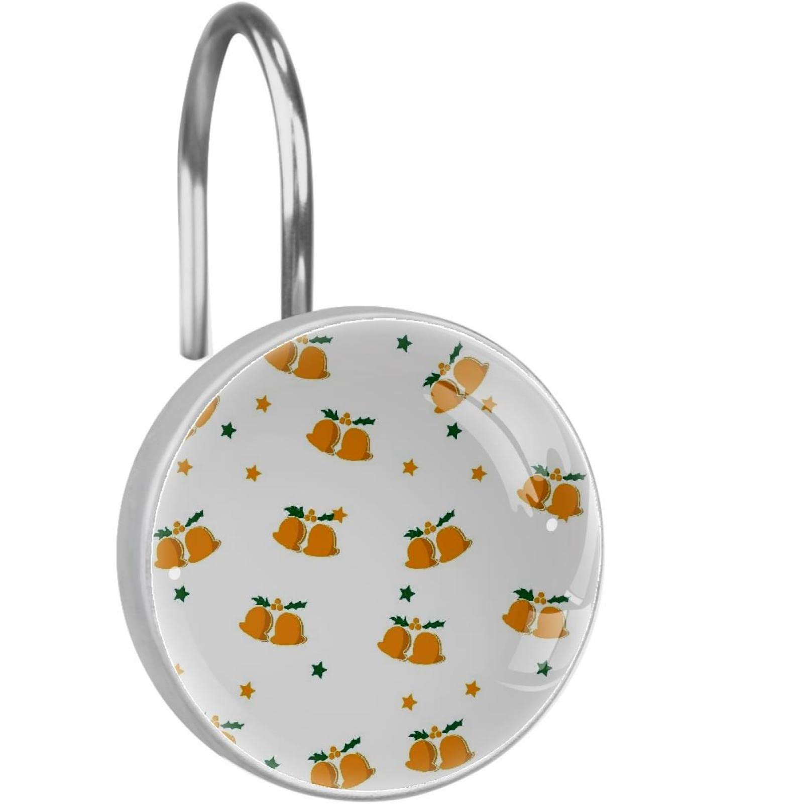 12 confezioni di ganci decorativi per tenda da doccia, in