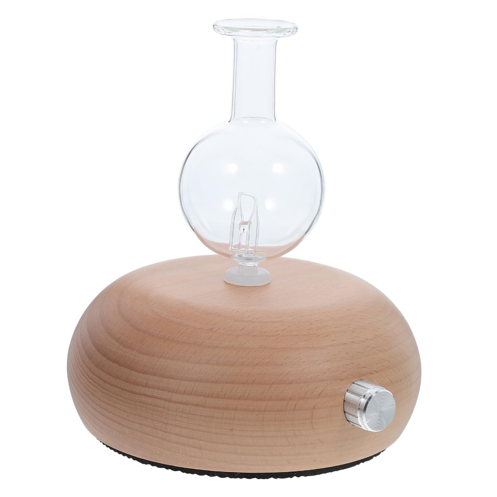 Difusor para Aceites Esenciales con Luz LED de 7 Colores y Diseño Romántico, Material Vidrio y Plástico, Adecuado para Sala de Estar y Biblioteca Varios Estilos
