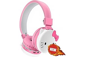 Hello Kitty Kids Portable Bluetooth Headphones