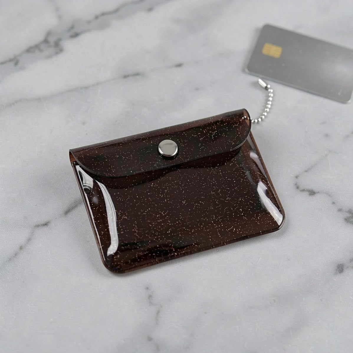 Mini PVC Card Holder for Students 5pcs Featuring Reliable Closure