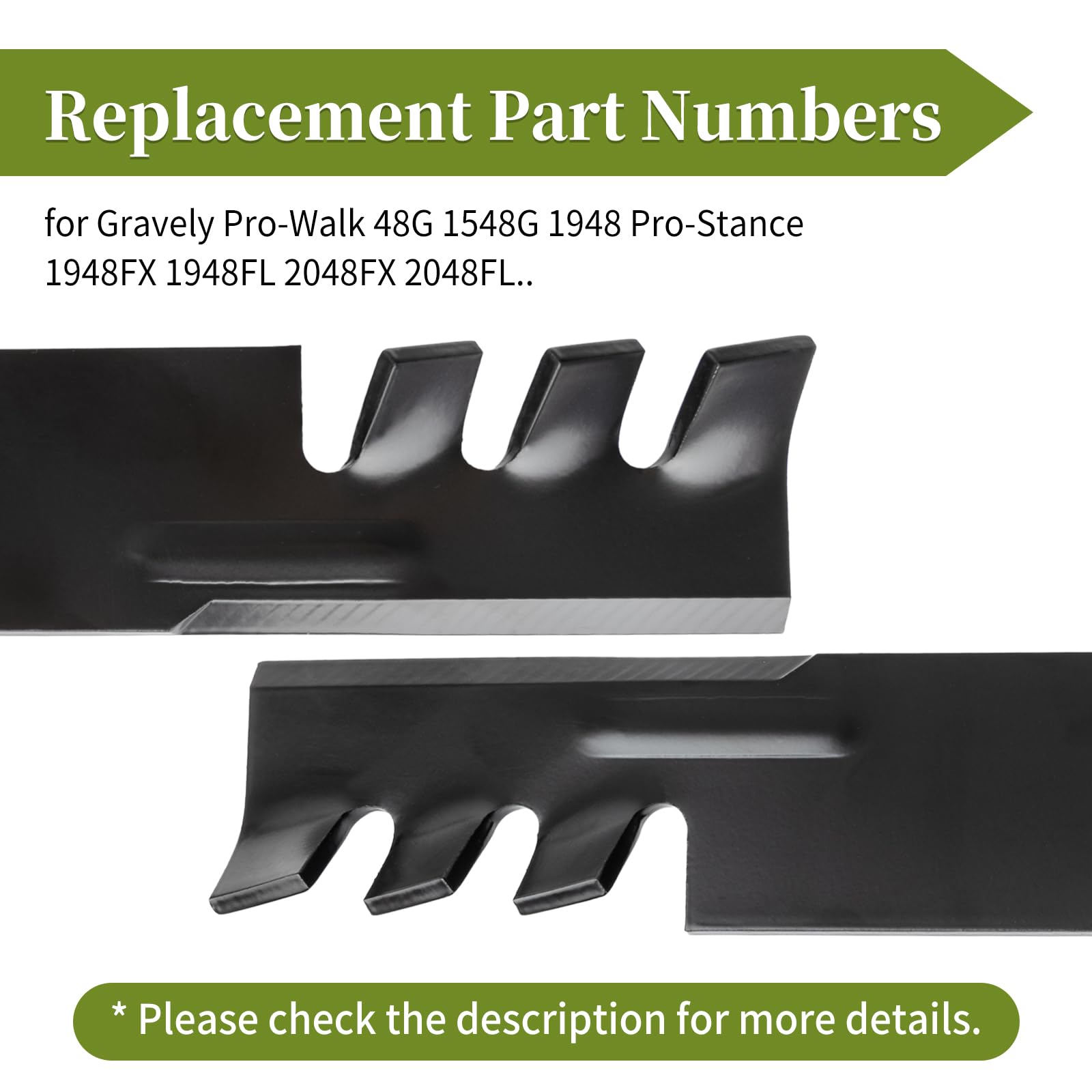 Amazon.com : Bularie 795757 Mulching Blades Compatible with Hust