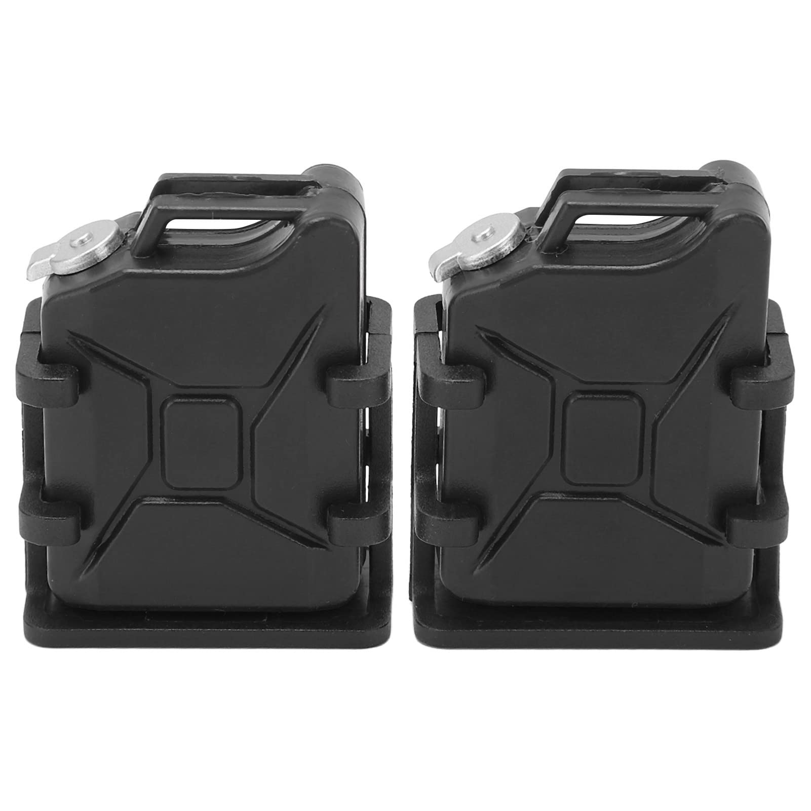 Unique RC Car Car Fuel Compact Upgrade for 1/10 RC Crawler Exquisite Decoration for SCX10 Fans (Black)