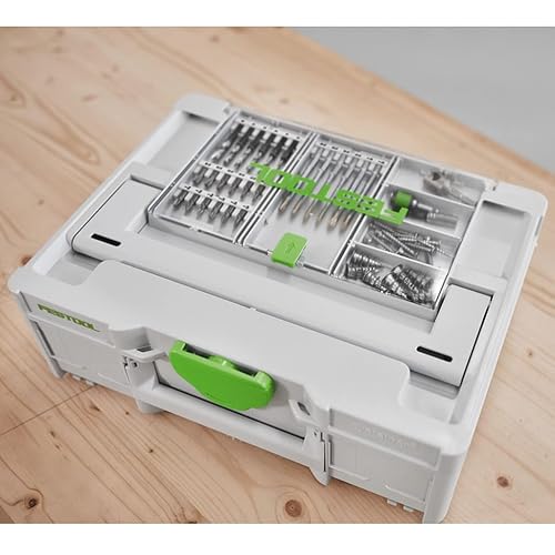 Miniatura 4 de Festool 577395 Casete de broca rechoncha de 18 piezas BKS SYS3 D3-8 K CE/W
