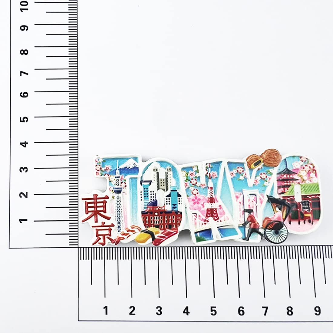 Tokyo Japan Koelkast Magneet Reizen Souvenir 3D Koelkast Decoratie Magnetische Sticker Handgeschilderde Craft Collectie