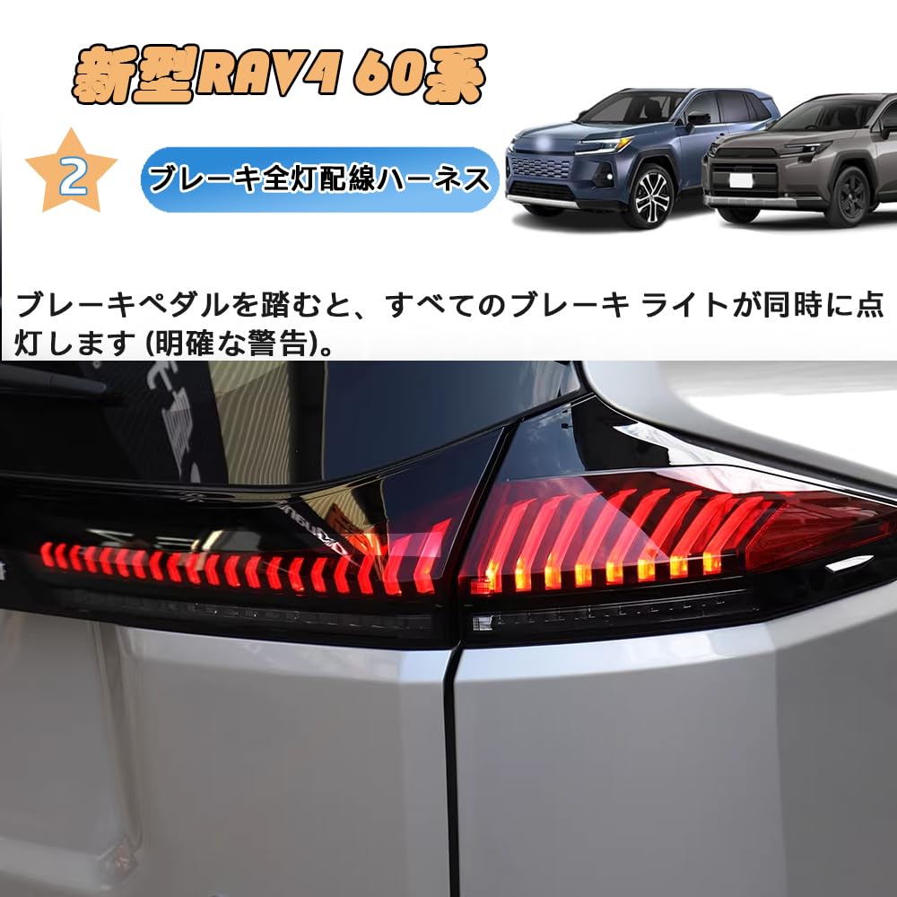 Amazon.co.jp: FOR 新型RAV4 60系 AXAN64（2025年12月～現行） モデル