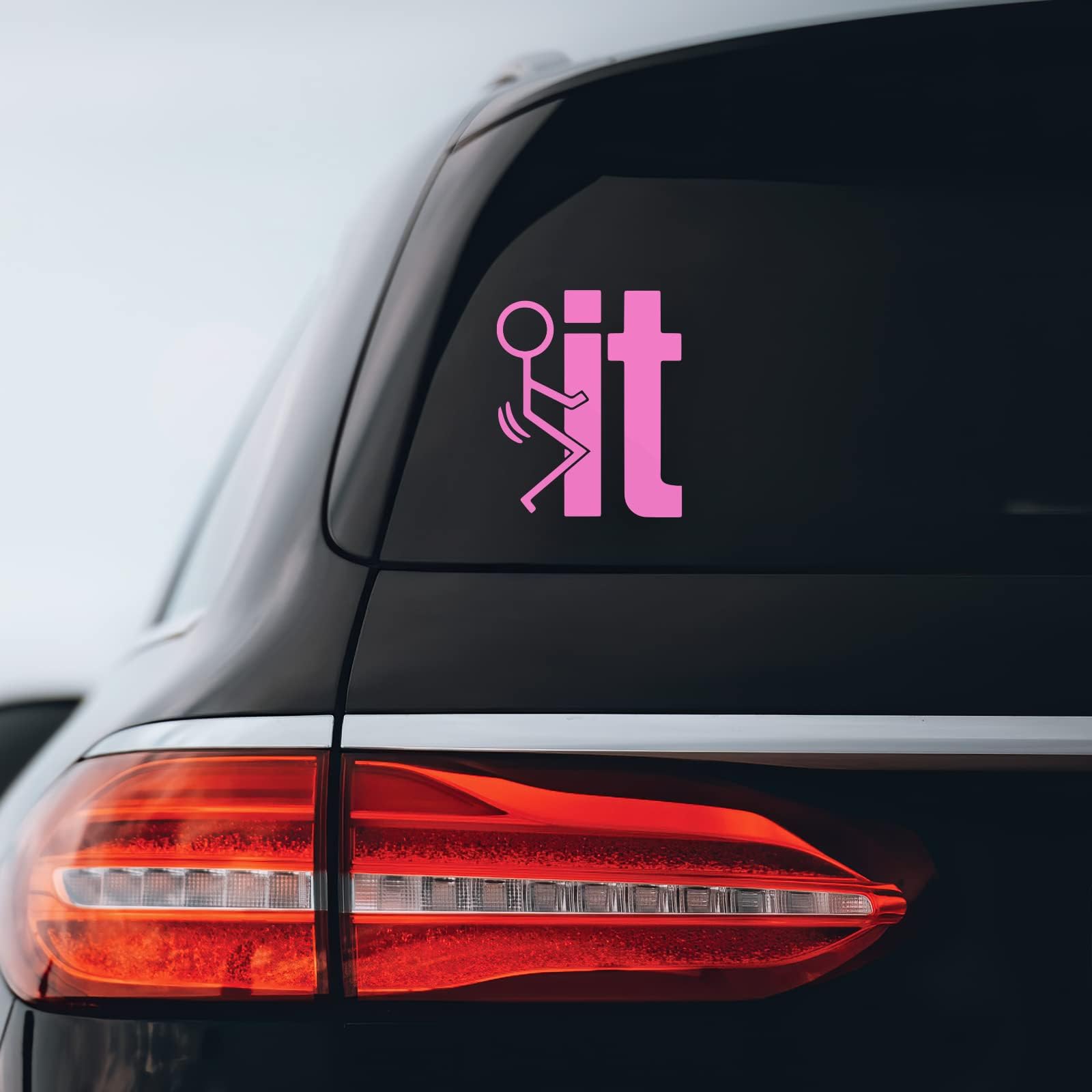FK IT Funny JDM Sticker Decal Notebook Car Laptop 4" x 5" (Pink)