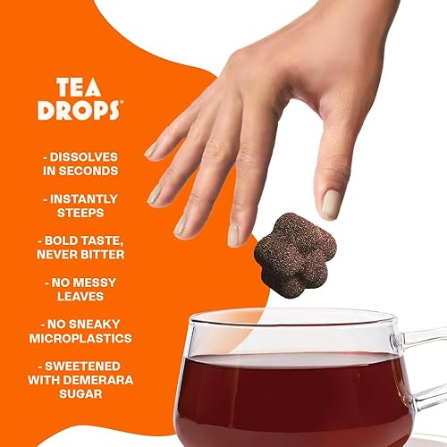 Miniatura 4 de Tea Drops Kit de té de especias de calabaza  Té de otoño de hojas sueltas sin bolsa soluble  Sabores acogedores, apoyo a la digestión, con cafeína,